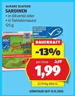 Hofer Sardinen Angebot