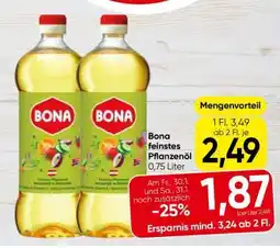 Eurospar Bona feinstes Pflanzenöl Angebot