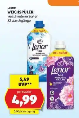 Hofer Lenor Weichspüler Angebot