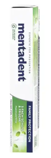 dm Mentadent Family Protection Zahncreme Angebot