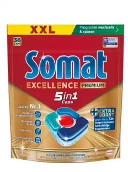 dm Somat Geschirrspül-Tabs Excellence Premium 5in1 Angebot