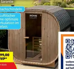 Hofer Home Deluxe Outdoor Sauna Cube XL Angebot