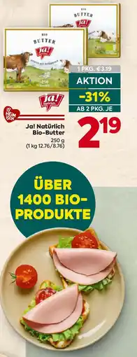 Billa Ja! Natürlich Bio-Butter Angebot