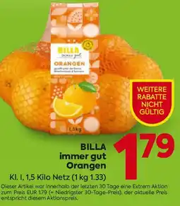 Billa Billa immer gut orangen Angebot