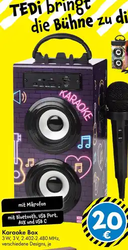 TEDi Karaoke box Angebot