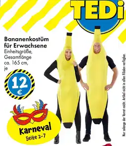 TEDi Bananenkostüm für Erwachsene Angebot