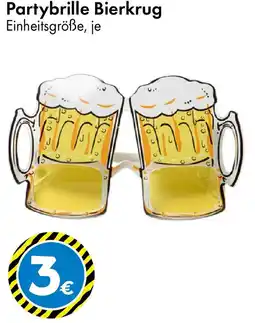 TEDi Partybrille Bierkrug Angebot