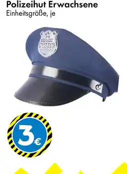 TEDi Polizeihut Erwachsene Angebot