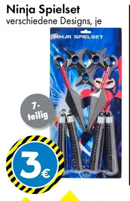 TEDi Ninja Spielset Angebot