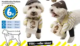 TEDi Hundekostüm Postbote Angebot