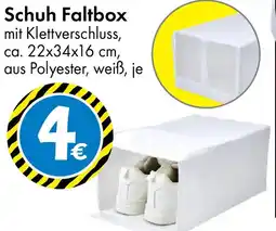 TEDi Schuh Faltbox Angebot