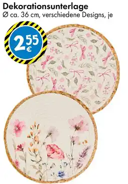 TEDi Dekorationsunterlage Angebot