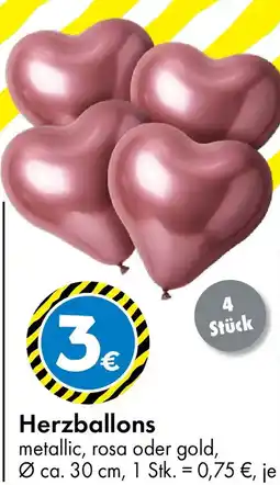TEDi Herzballons Angebot