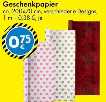 TEDi Geschenkpapier Angebot