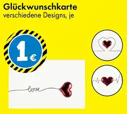 TEDi Glückwunschkarte Angebot