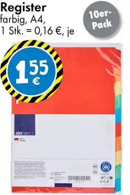 TEDi Register Angebot