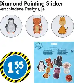 TEDi Diamond Painting Sticker Angebot
