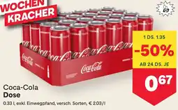 MPreis Coca-Cola Dose Angebot