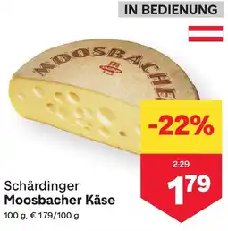MPreis Schärdinger Moosbacher Käse Angebot