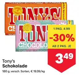 MPreis Tony's Schokolade Angebot