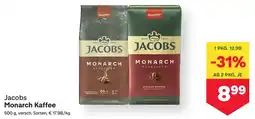 MPreis Jacobs Monarch Kaffee Angebot