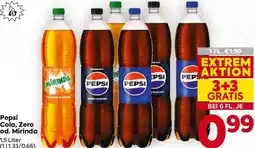 Billa Pepsi Cola, Zero od. Mirinda Angebot