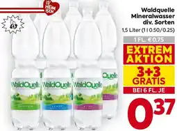 Billa Waldquelle Mineralwasser Angebot