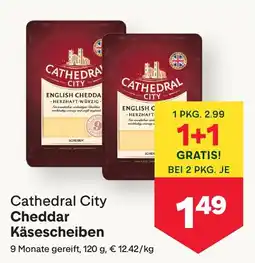 MPreis Cathedral City Cheddar Käsescheiben Angebot
