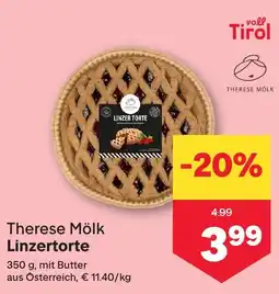MPreis Therese Mölk Linzertorte Angebot