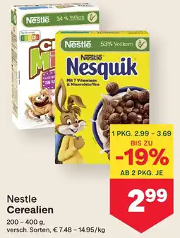 MPreis Nestle Cerealien Angebot
