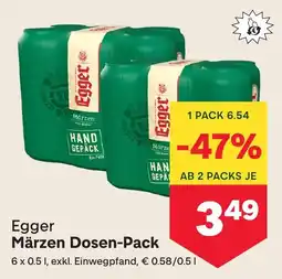 MPreis Egger Märzen Dosen-Pack Angebot