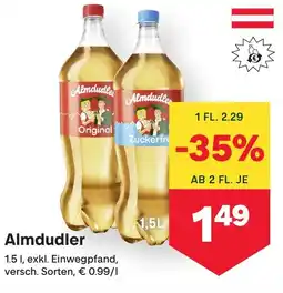 MPreis Almdudler Angebot