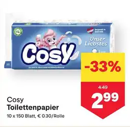 MPreis Cosy Toilettenpapier Angebot