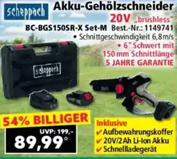 Norma scheppach Akku-Gehölzschneider Angebot