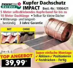 Norma Kupfer Dachschutz Garden IMPACT Angebot
