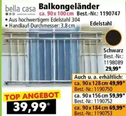 Norma bella casa Balkongeländer Angebot