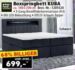 Norma MOBEL Boxspringbett KUBA Angebot