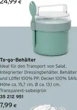 Tchibo Eduscho To-go-Behälter Angebot