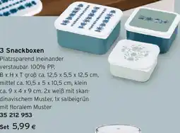 Tchibo Eduscho 3 Snackboxen Angebot
