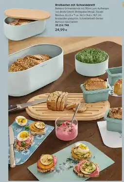 Tchibo Eduscho Brotkasten mit Schneidebrett Angebot