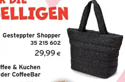Tchibo Eduscho Gesteppter Shopper Angebot