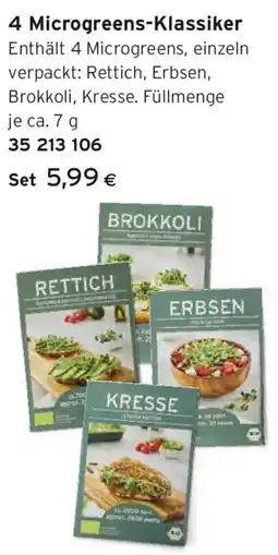 Tchibo Eduscho 4 Microgreens-Klassiker Angebot