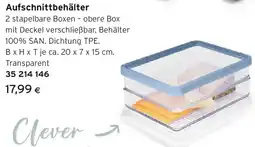 Tchibo Eduscho Aufschnittbehälter Angebot