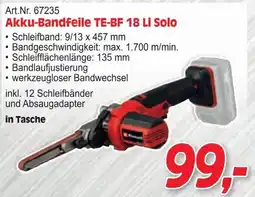 Zgonc Akku-Bandfeile TE-BF 18 Li Solo Angebot