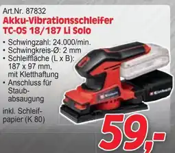 Zgonc Akku-Vibrationsschleifer TC-OS 18/187 Li Solo Angebot