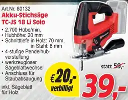 Zgonc Akku-Stichsäge TC-JS 18 Li Solo Angebot