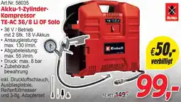 Zgonc Akku-1-Zylinder- Kompressor TE-AC 36/8 LI OF Solo Angebot
