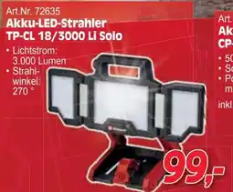 Zgonc Akku-LED-Strahler TP-CL 18/3000 Li Solo Angebot