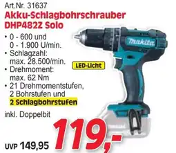 Zgonc Akku-Schlagbohrschrauber DHP482Z Solo Angebot