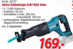 Zgonc Akku-Säbelsäge DJR186Z Solo Angebot